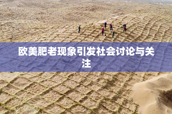 欧美肥老现象引发社会讨论与关注