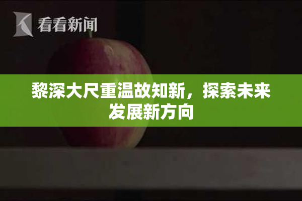 黎深大尺重温故知新，探索未来发展新方向