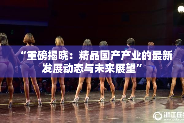 “重磅揭晓：精品国产产业的最新发展动态与未来展望”