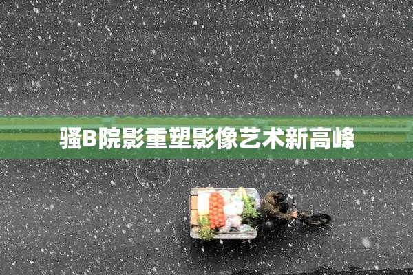骚B院影重塑影像艺术新高峰