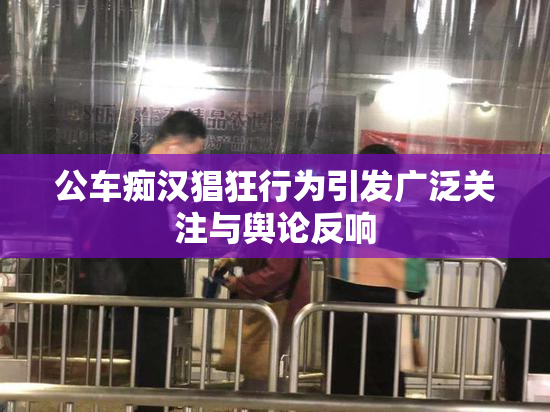 公车痴汉猖狂行为引发广泛关注与舆论反响