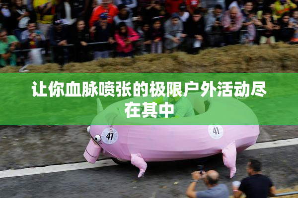 让你血脉喷张的极限户外活动尽在其中