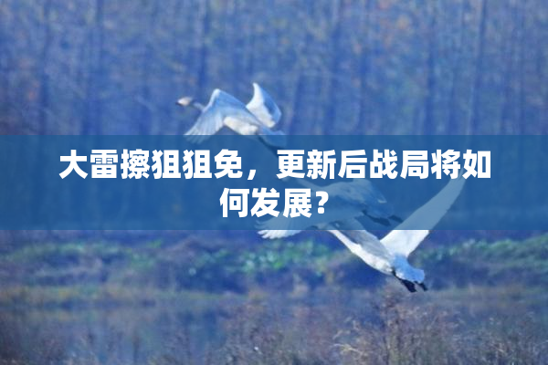 大雷擦狙狙免，更新后战局将如何发展？