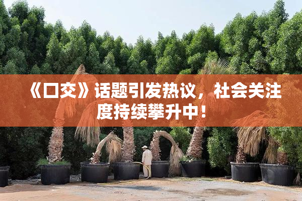 《囗交》话题引发热议，社会关注度持续攀升中！