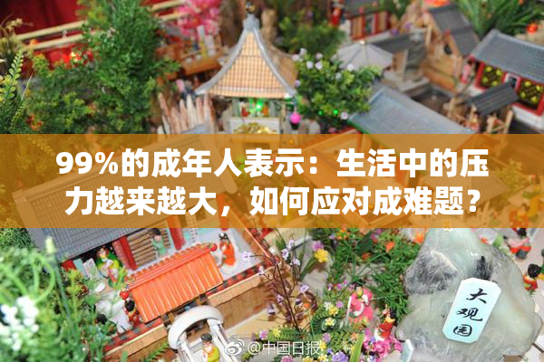99%的成年人表示：生活中的压力越来越大，如何应对成难题？