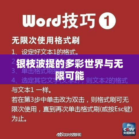 银枝波提的多彩世界与无限可能