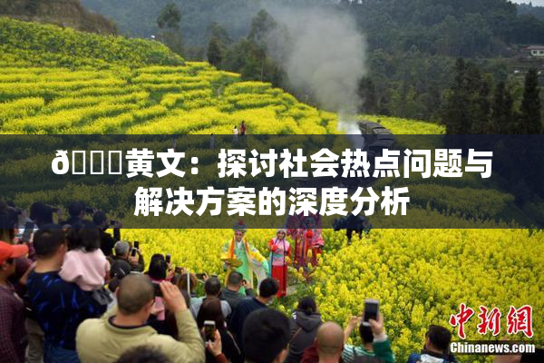 🔞黄文：探讨社会热点问题与解决方案的深度分析