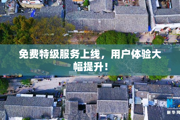 免费特级服务上线，用户体验大幅提升！
