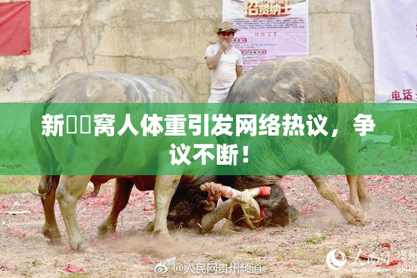 新妺妺窝人体重引发网络热议，争议不断！
