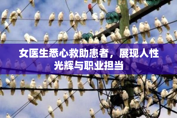 女医生悉心救助患者，展现人性光辉与职业担当
