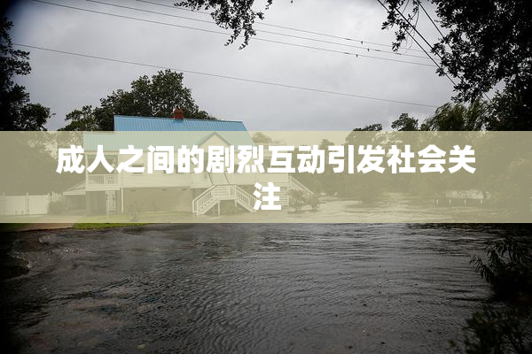 成人之间的剧烈互动引发社会关注