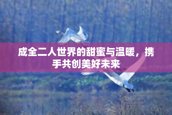 成全二人世界的甜蜜与温暖，携手共创美好未来