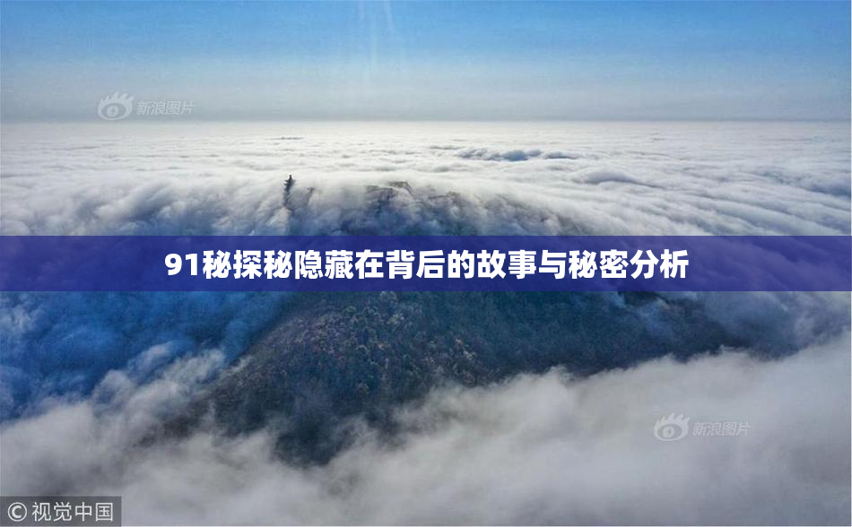 91秘探秘隐藏在背后的故事与秘密分析