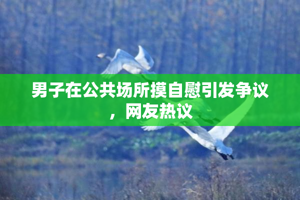 男子在公共场所摸自慰引发争议，网友热议