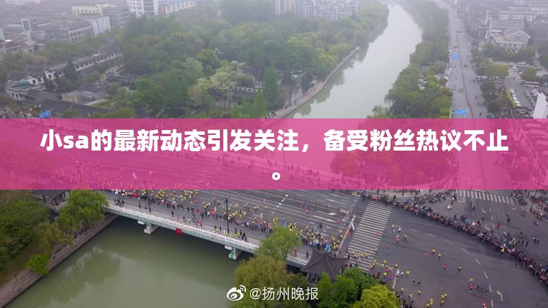 小sa的最新动态引发关注，备受粉丝热议不止。