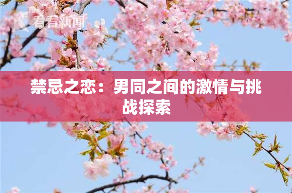 禁忌之恋：男同之间的激情与挑战探索