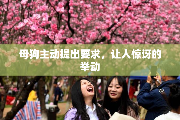 母狗主动提出要求，让人惊讶的举动