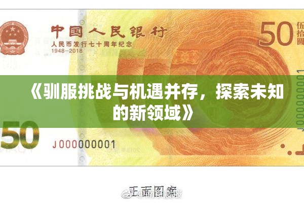 《驯服挑战与机遇并存，探索未知的新领域》
