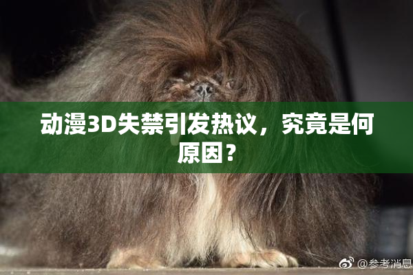动漫3D失禁引发热议，究竟是何原因？