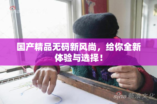 国产精品无码新风尚，给你全新体验与选择！