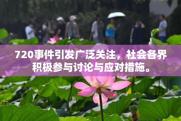 720事件引发广泛关注，社会各界积极参与讨论与应对措施。