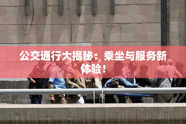 公交通行大揭秘：乘坐与服务新体验！