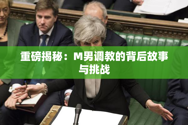 重磅揭秘：M男调教的背后故事与挑战