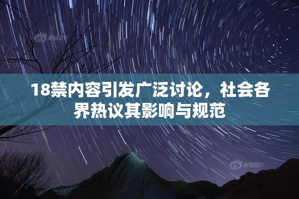 18禁内容引发广泛讨论，社会各界热议其影响与规范