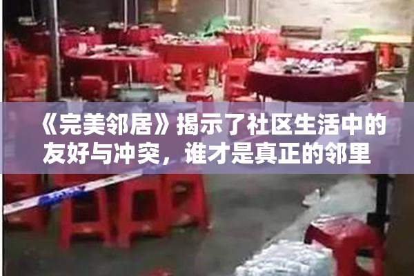 《完美邻居》揭示了社区生活中的友好与冲突，谁才是真正的邻里典范？