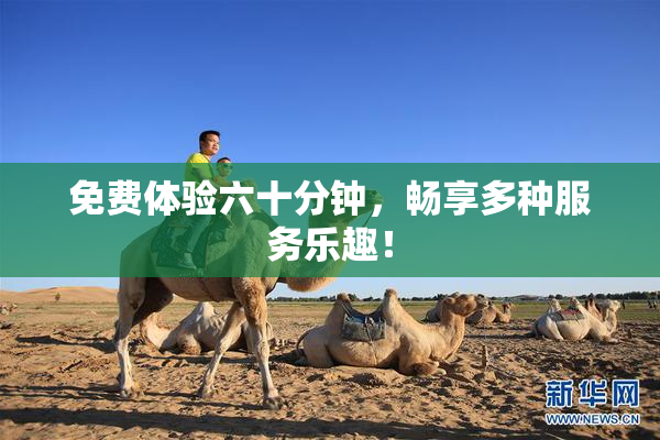免费体验六十分钟，畅享多种服务乐趣！