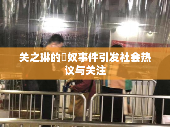 关之琳的婬奴事件引发社会热议与关注
