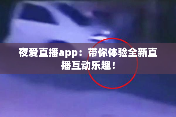 夜爱直播app：带你体验全新直播互动乐趣！