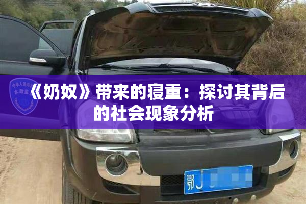 《奶奴》带来的寝重：探讨其背后的社会现象分析