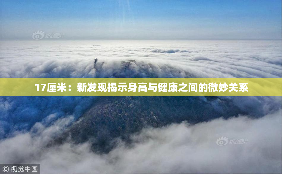 17厘米：新发现揭示身高与健康之间的微妙关系