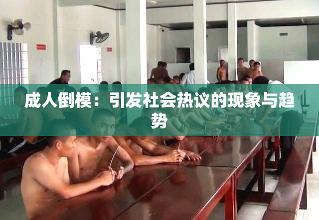 成人倒模：引发社会热议的现象与趋势