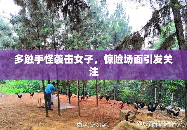 多触手怪袭击女子，惊险场面引发关注