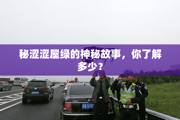 秘涩涩屋绿的神秘故事，你了解多少？