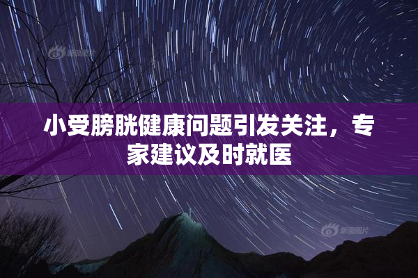 小受膀胱健康问题引发关注，专家建议及时就医