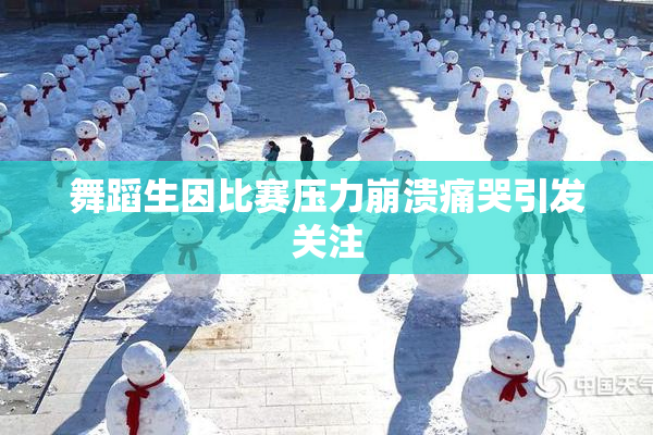 舞蹈生因比赛压力崩溃痛哭引发关注