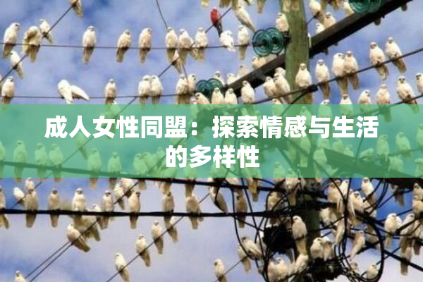 成人女性同盟：探索情感与生活的多样性