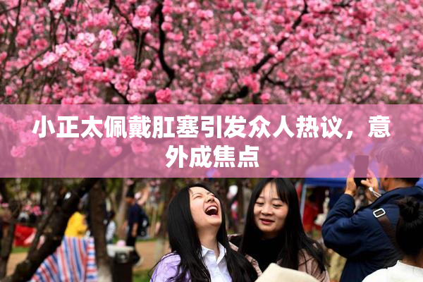 小正太佩戴肛塞引发众人热议，意外成焦点