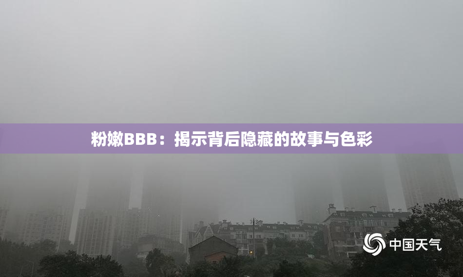 粉嫩BBB：揭示背后隐藏的故事与色彩