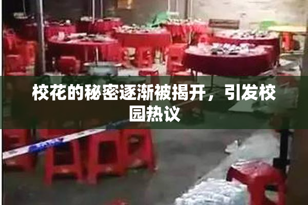 校花的秘密逐渐被揭开，引发校园热议