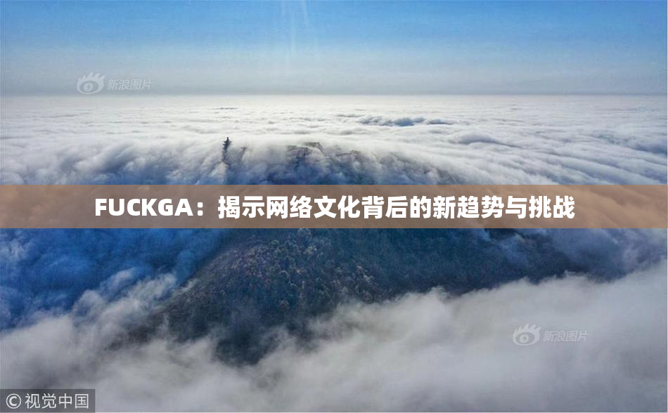 FUCKGA：揭示网络文化背后的新趋势与挑战