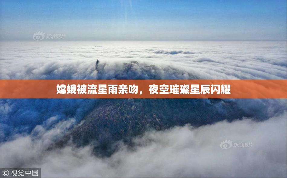 嫦娥被流星雨亲吻，夜空璀璨星辰闪耀
