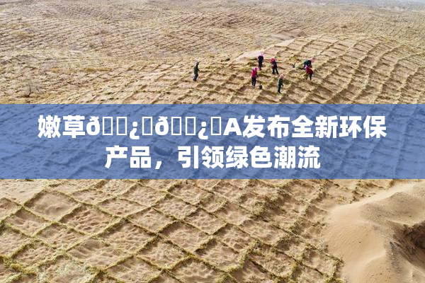 嫩草🌿‌🌿‌A发布全新环保产品，引领绿色潮流