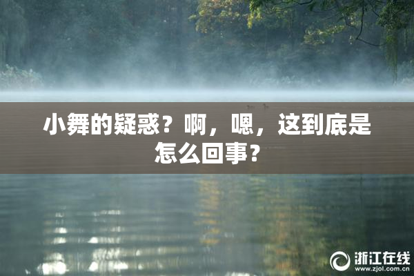 小舞的疑惑？啊，嗯，这到底是怎么回事？