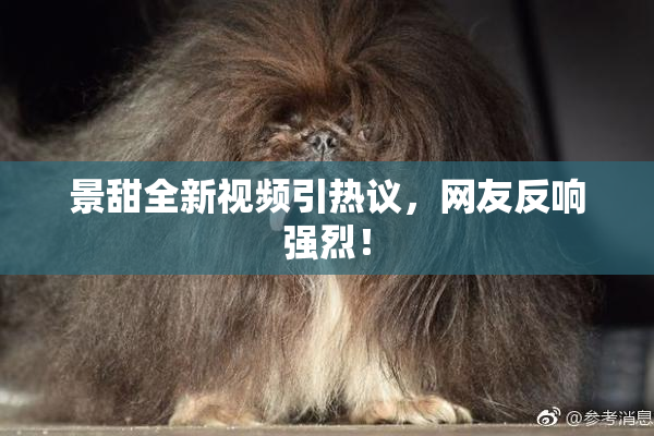 景甜全新视频引热议，网友反响强烈！