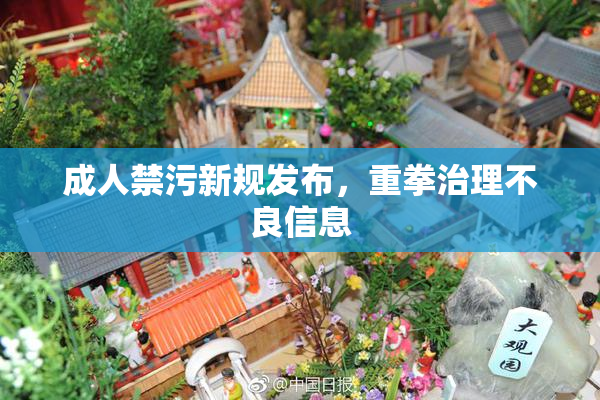 成人禁污新规发布，重拳治理不良信息