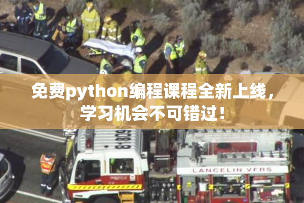 免费python编程课程全新上线，学习机会不可错过！